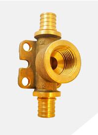 Тройник с ВР на боковом проходе