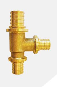 Тройник с уменьшенным боковым и торцевым проходами